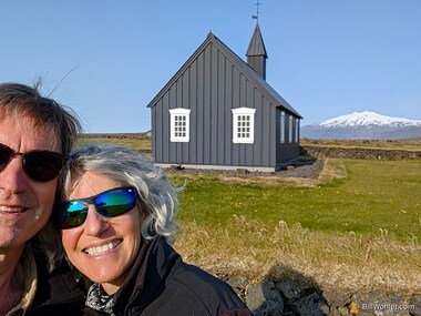 Lor and I get one more shot of the black church before we hit the road