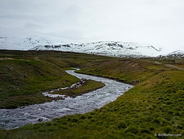 A typical view as we drive along the northernmost portion of our trip