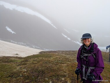 Lori and another ice field