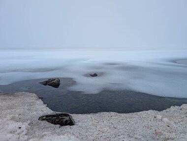 Our destination was the ice-covered, fog-shrouded Lake Nykurtj&ouml;rn