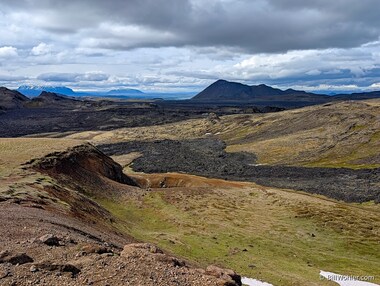 A recent lava flow