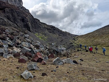 And then we hike back up to another ridge