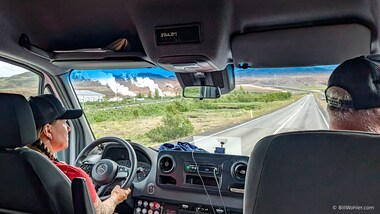 Leaving M&yacute;vatn, we pass by a thermal power plant