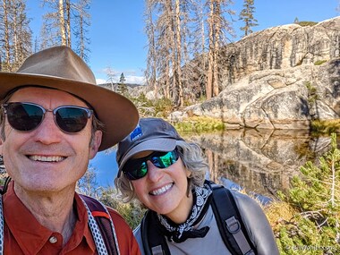 We reenacted a shot that Lori showed me from over 10 years ago