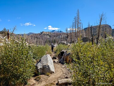 In the background are Elephant's Back, Round Top, The Sisters, and the end of Red Cliffs