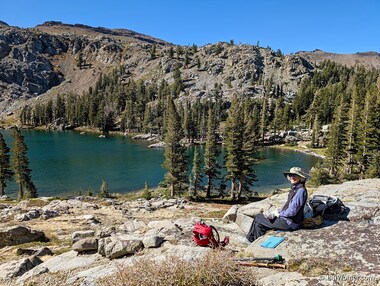 A spectacular place to have lunch, which was made even more special because we were the only ones there!