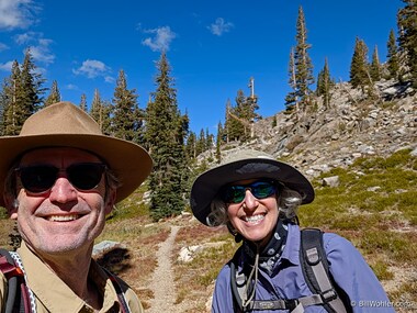 Bill and Lori, fed and happy, head back to Kirkwood