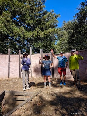 Lori, Karri, Dave, and Michael find themselves in the middle of the Estaciones de Luz, 1987-88. Mark Reeves. Wood.