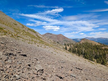 Lori is but a speck on this wall showing just how insignificant we are against the backdrop of nature.