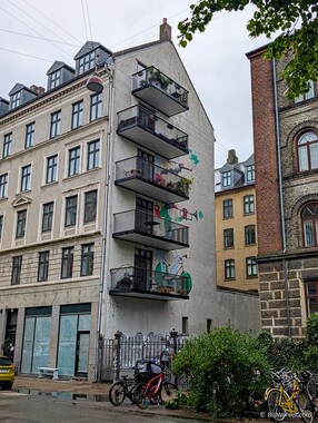 Nothing beats Reykjavik for mural quantity and quality, but Copenhagen had a number of their own.