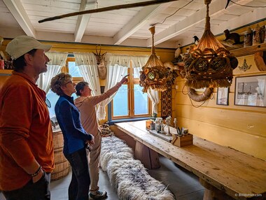 Ron, Donna, and Cindy admire the 16th century architecture.