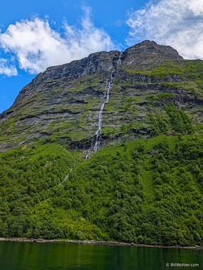 The first of many, many waterfalls we would see this week.