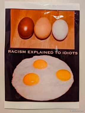 A great lesson in the bathroom of the Khaya Barista Bar in Valldal
